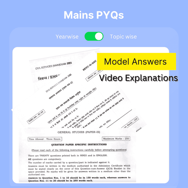 PYQs- Model answers 